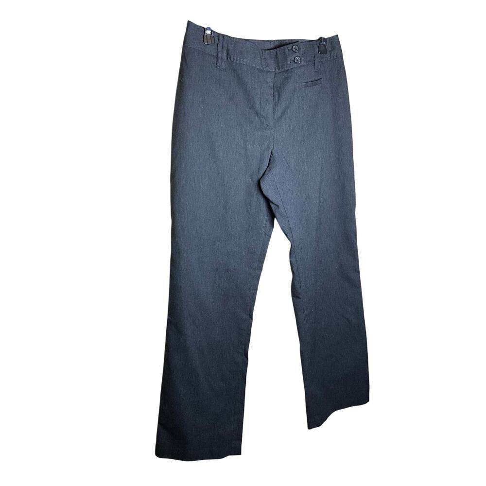 Dalia Collection Trouser Straight Leg Dress Pants High Rise Gray Size 10 NEW